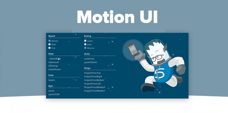 Motion UI – анимация и переходы