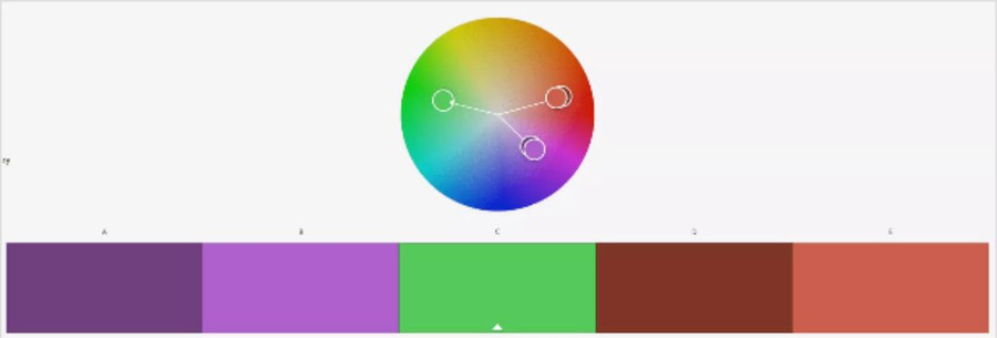 цветовой круг Adobe Color