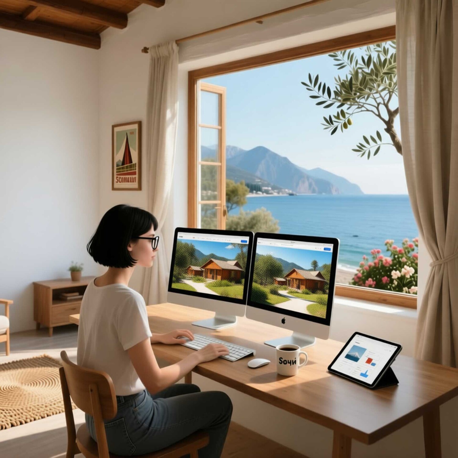 Вебмастер создаёт сайт для гостевого дома в Сочи